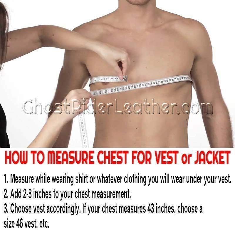 His and Hers Zipper Front Premium Leather Vests With Side Laces / SKU GRL-MV310-ZIP-11-LV8509-DL - Image 7