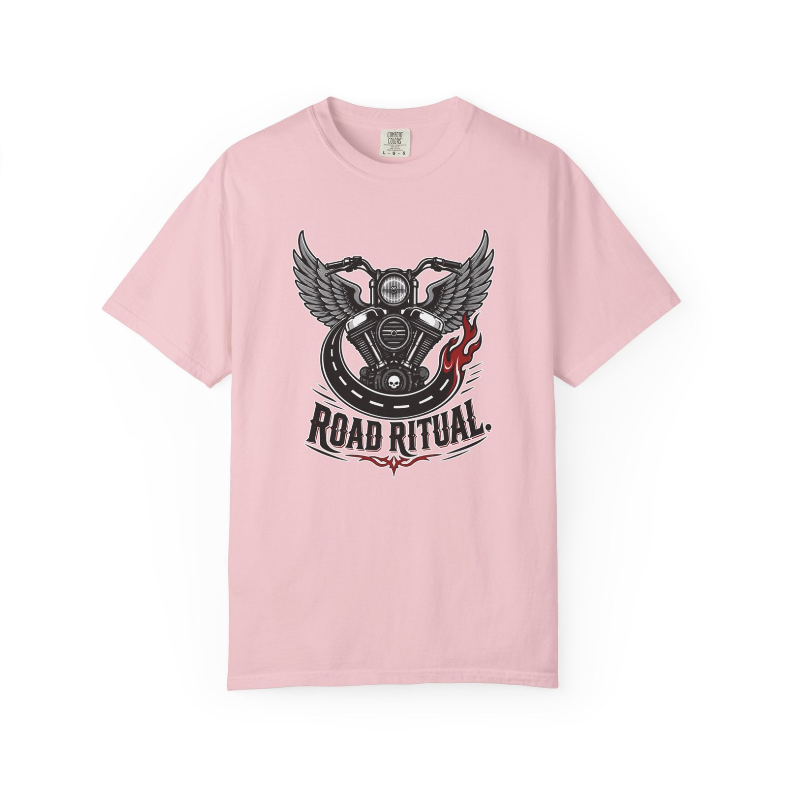 Road Ritual Motorcycle T-Shirt - Retro Biker Engine Graphic Tee - Image 23