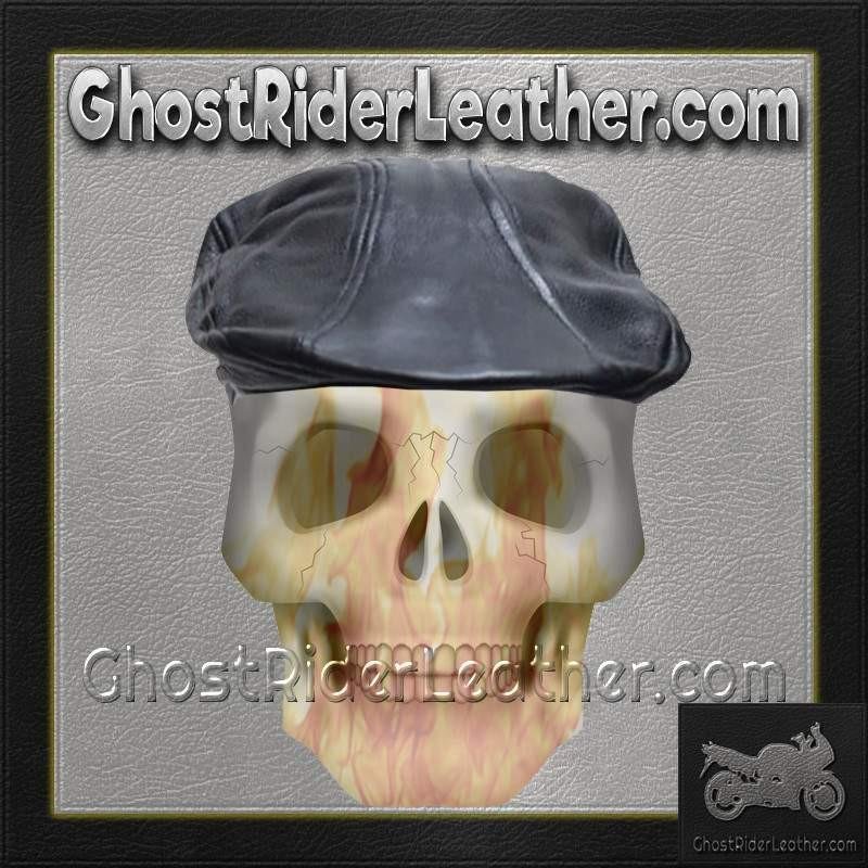 Mens Leather Driving Cap / SKU GRL-AC25-DL