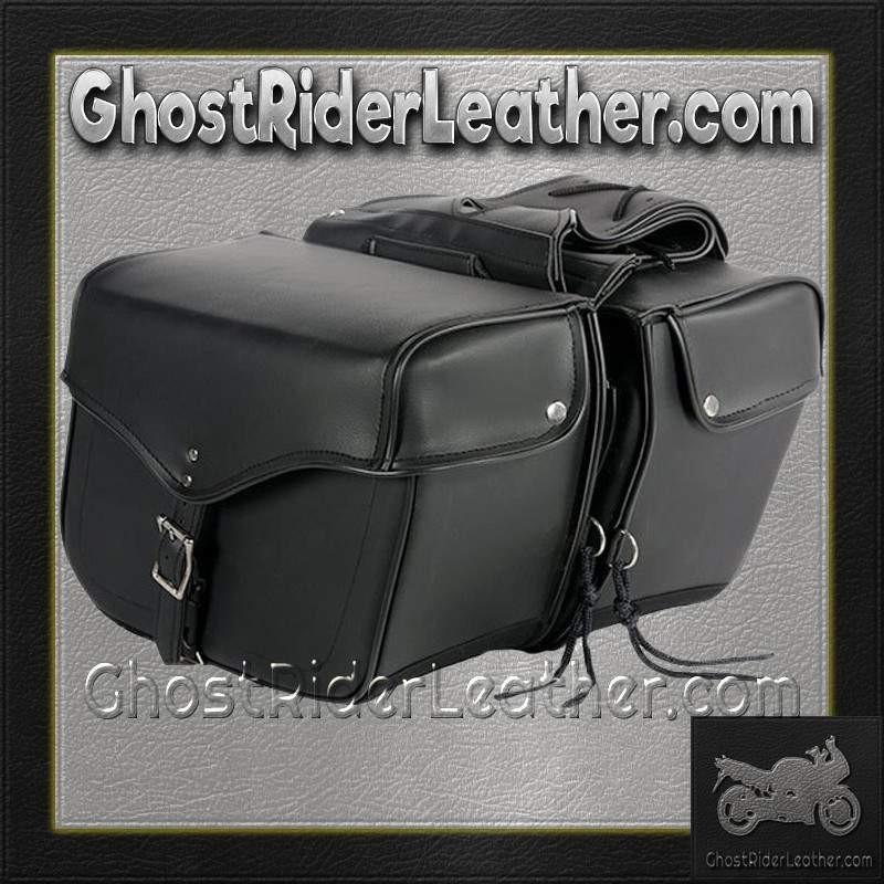 Saddlebags - Single Buckle Design - Motorcycle Luggage - SD1483-PV-DL - Image 6