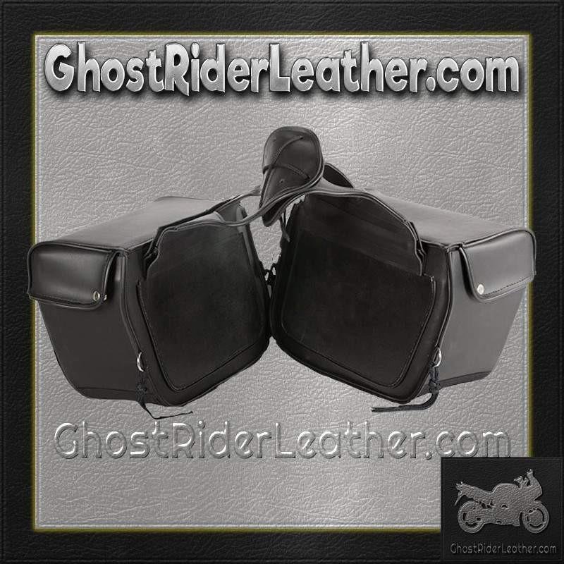 Saddlebags - Single Buckle Design - Motorcycle Luggage - SD1483-PV-DL - Image 7
