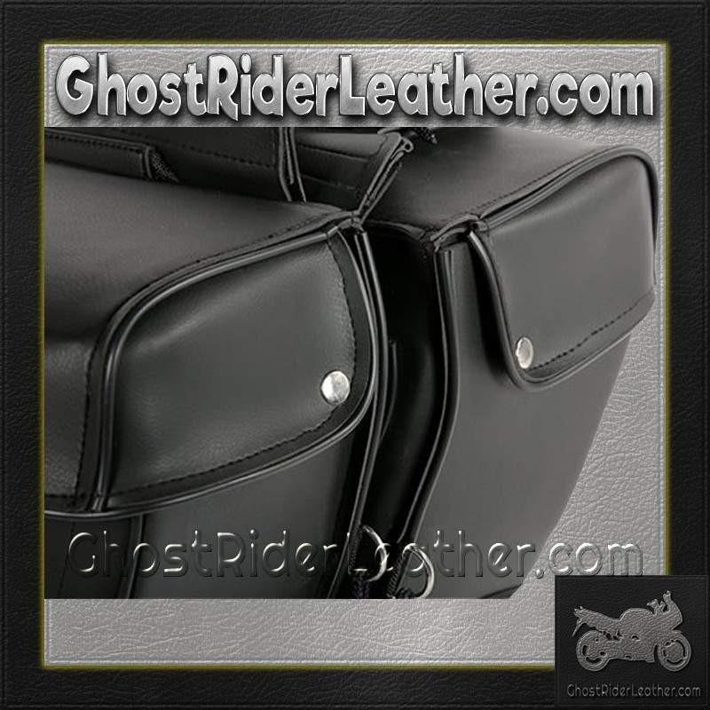 Saddlebags - Single Buckle Design - Motorcycle Luggage - SD1483-PV-DL - Image 8