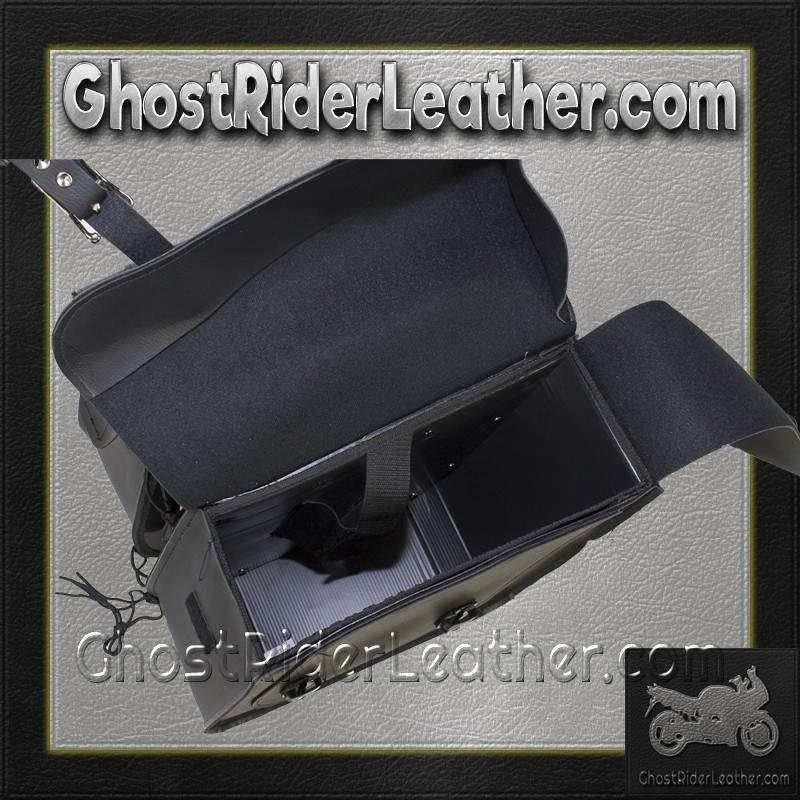 Saddlebags - PVC - Gun Pockets - Motorcycle Luggage - SD4090-NS-PV-DL - Image 6