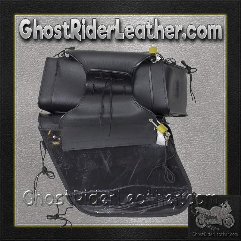 Saddlebags - PVC - Gun Pockets - Motorcycle Luggage - SD4090-NS-PV-DL - Image 7