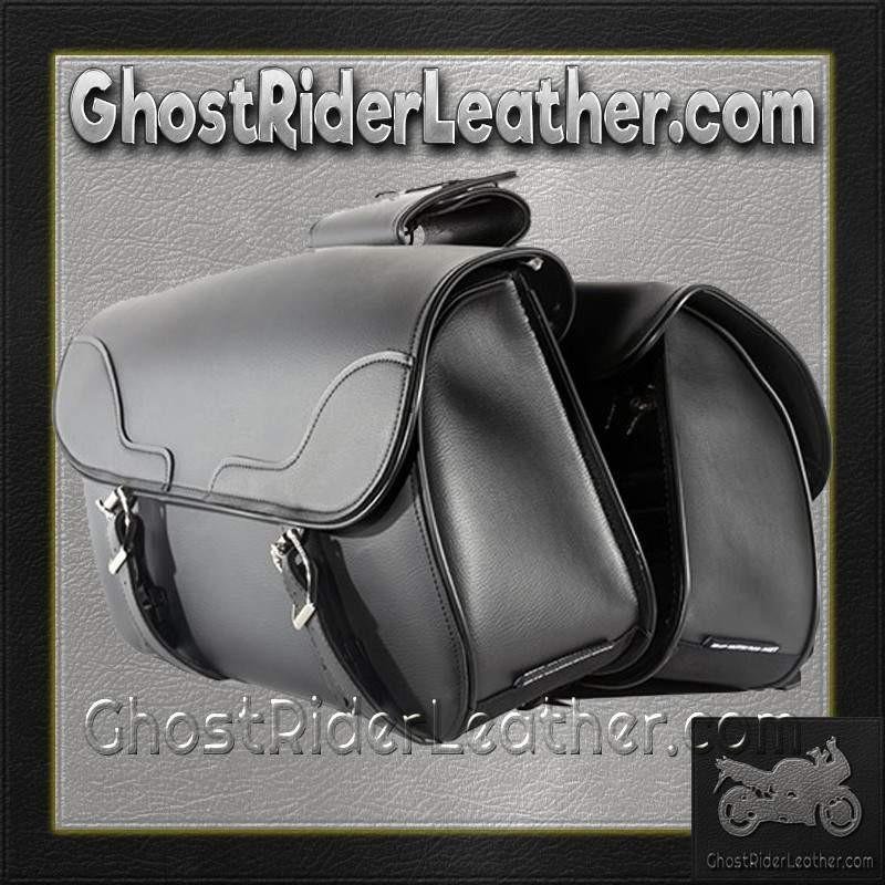 Saddlebags - PVC - Slanted - Motorcycle Luggage - SD4089-NS-PV-DL - Image 4