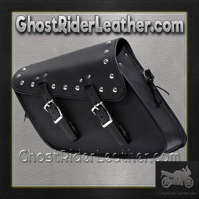 Swing Arm Bag - PVC - Right - Studs - Motorcycle Storage - SD4093-STUD-SOLO-DL - Image 9