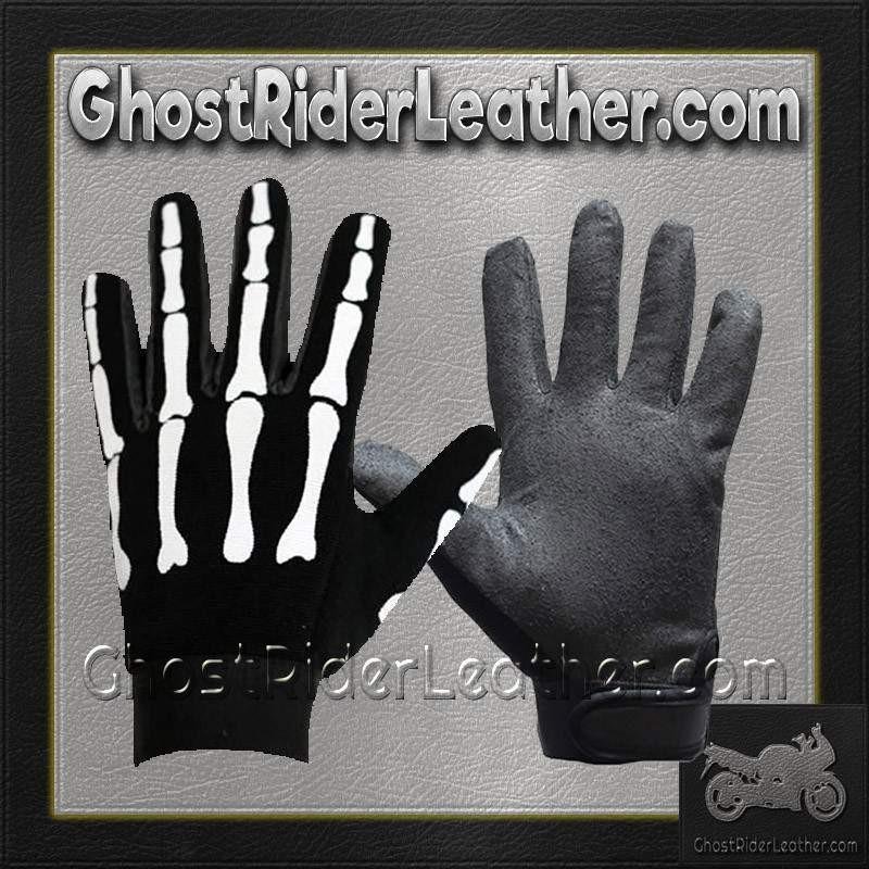 Skeleton Mechanics Gloves - Similar to Storage Wars Barry Weiss - GL2045-N-DL - Image 5