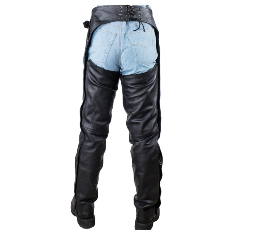 Leather Chaps - Men's or Women's - Premium Leather - C2334-88-DL - Image 6