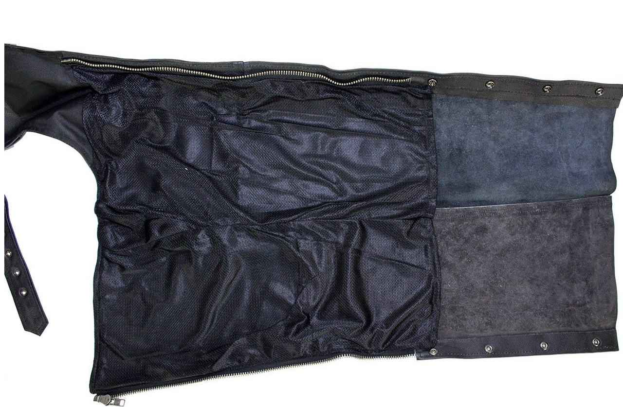 Leather Chaps - Men's or Women's - Premium Leather - C2334-88-DL - Image 4
