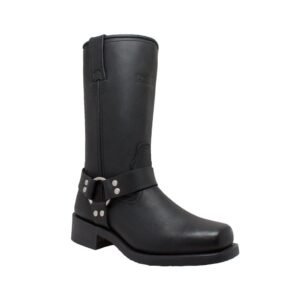 Leather Motorcycle Boots - Women's - 12" Harness - Biker - 2442-DS
