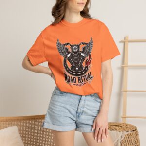 Road Ritual Motorcycle T-Shirt - Retro Biker Engine Graphic Tee