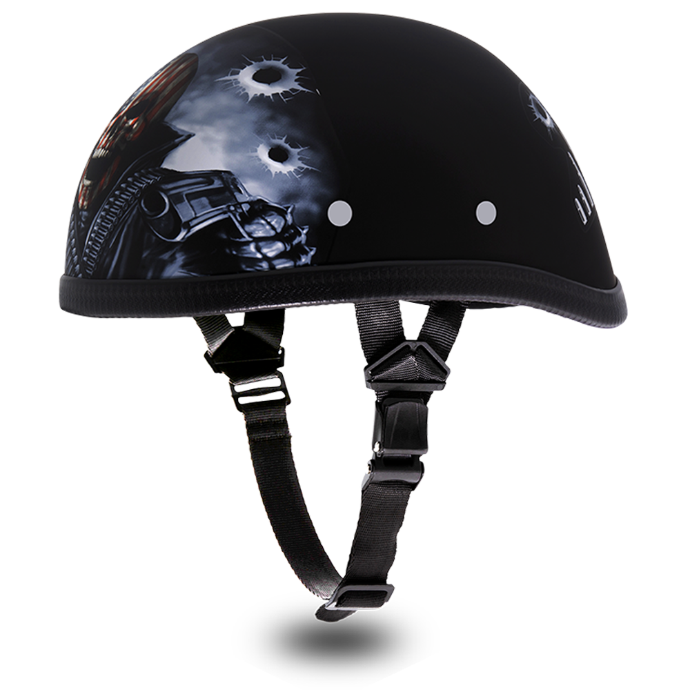 Novelty Motorcycle Helmet - Come Get 'Em - Eagle Shorty - 6002CG-DH - Image 5