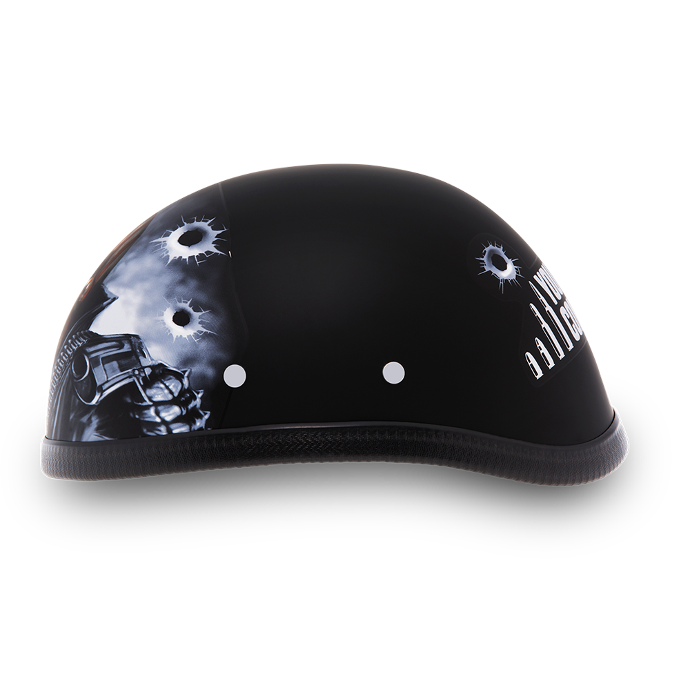 Novelty Motorcycle Helmet - Come Get 'Em - Eagle Shorty - 6002CG-DH - Image 6
