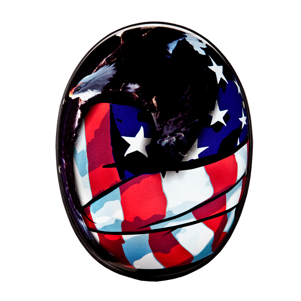 Novelty Motorcycle Helmet - Freedom Eagle - Shorty - 6002FR2-DH - Image 3