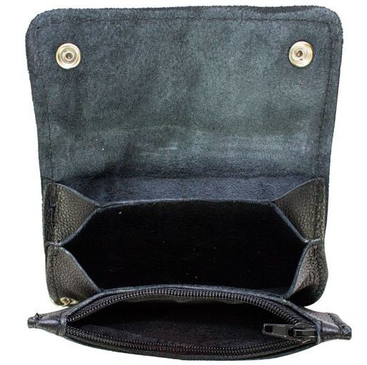 Leather Chain Wallet - Heavy Duty - Naked Leather - Bifold - 6 Inch - AC50-11HD-DL - Image 2