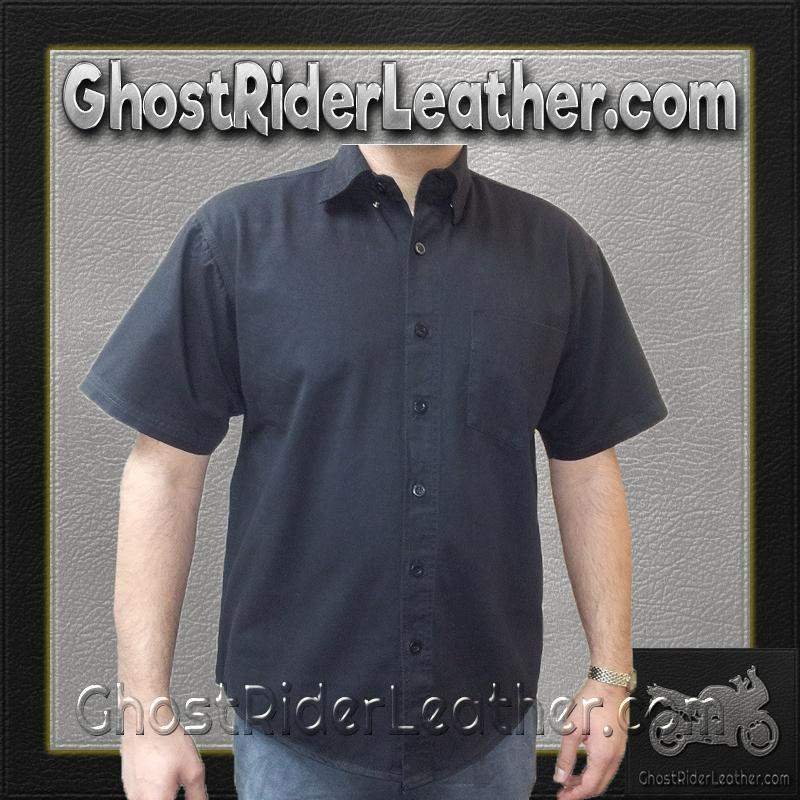 Men's Cotton Twill Mechanic Shirt With Snap Down Collar - AL2910-AL - Image 2