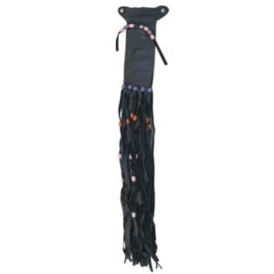 Pony Tail Holder - Hair Accessories - Leather Fringe - Beads - AL3251-AL