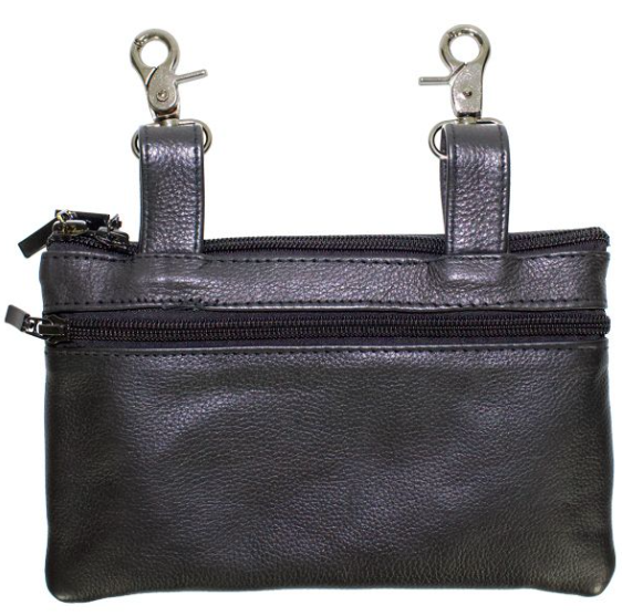 Leather Belt Bag - Teal Blue - Wings Design - Handbag - BAG35-EBL8-TEAL-DL - Image 3