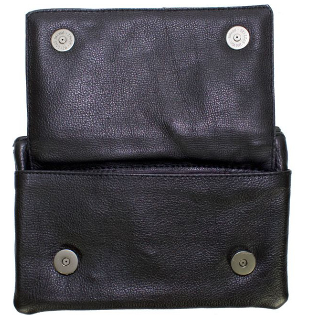 Leather Belt Bag - Teal Blue - Wings Design - Handbag - BAG35-EBL8-TEAL-DL - Image 4