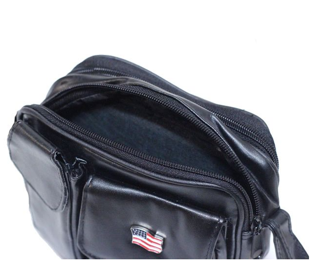PVC Bag - Traveling - American Flag - Motorcycle - Belt Bag - BAG6-DL - Image 2
