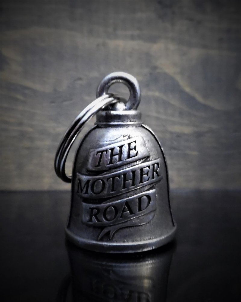Route 66 - Pewter - Motorcycle Gremlin Bell - Made In USA - SKU BB32-DS - Image 2