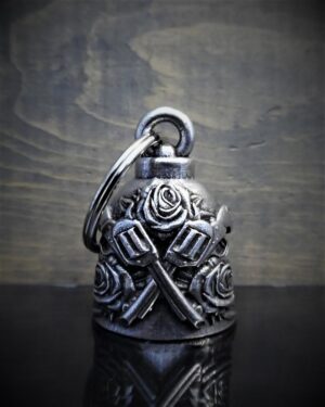 Guns and Roses - Pewter - Motorcycle Gremlin Bell - Made In USA - BB44-DS