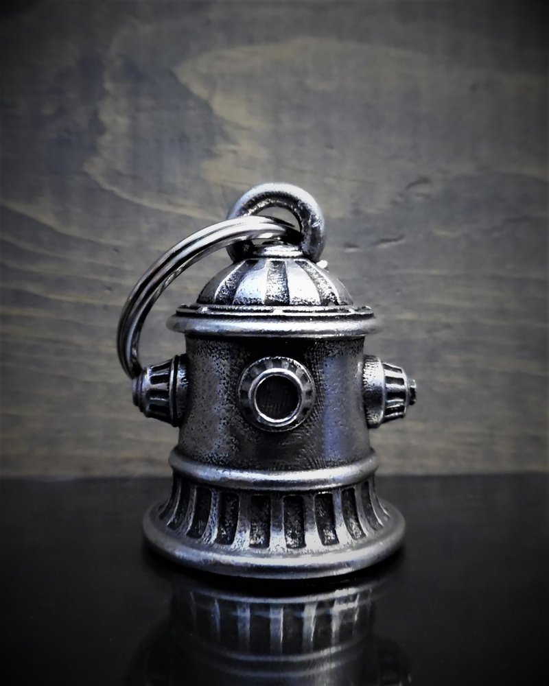 Fire Department Hydrant - Pewter - Motorcycle Spirit Bell - Made In USA - SKU BB48-DS - Image 2