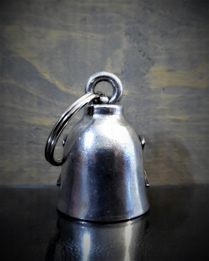 Moon - Pewter - Motorcycle Gremlin Bell - Made In USA - SKU BB64-DS - Image 3