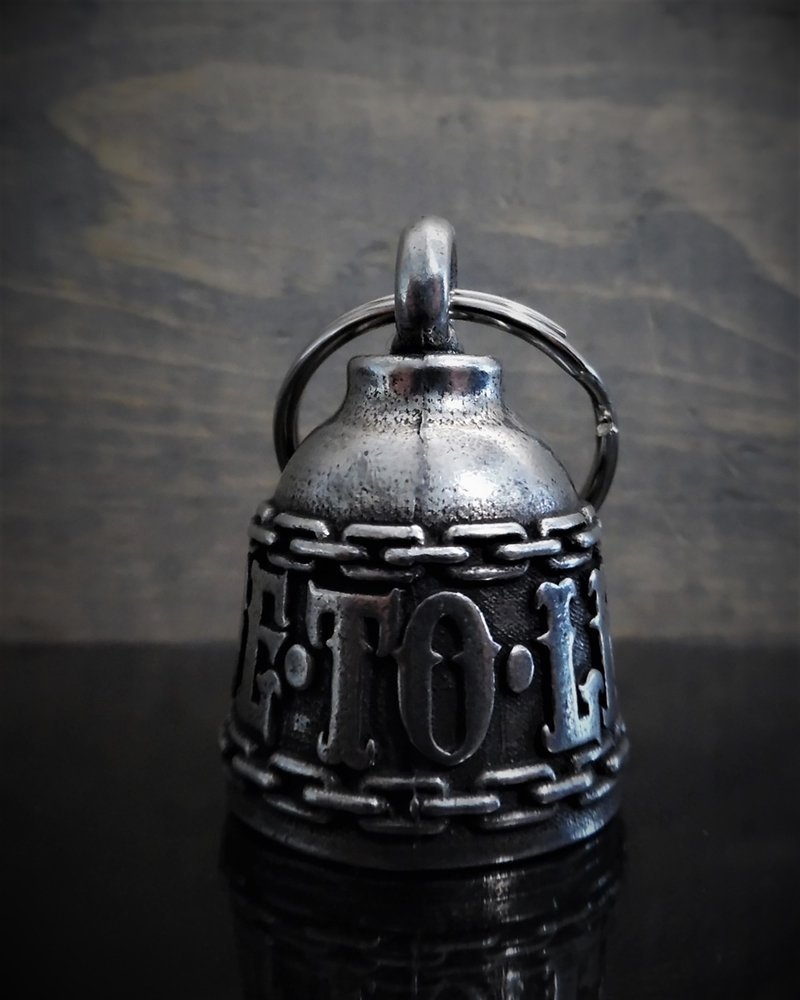 Live To Ride - Pewter - Motorcycle Spirit Bell - Made In USA - SKU BB89-DS - Image 2