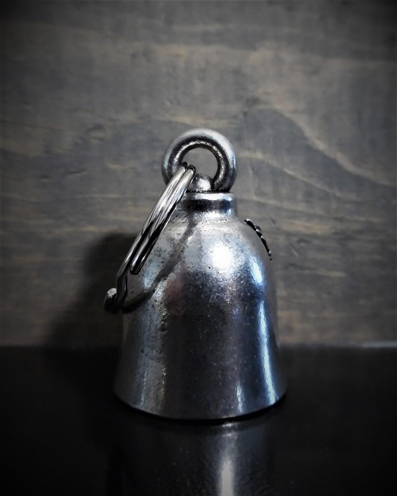 Ride Free Eagle - Pewter - Motorcycle Spirit Bell - Made In USA - SKU BB91-DS - Image 2