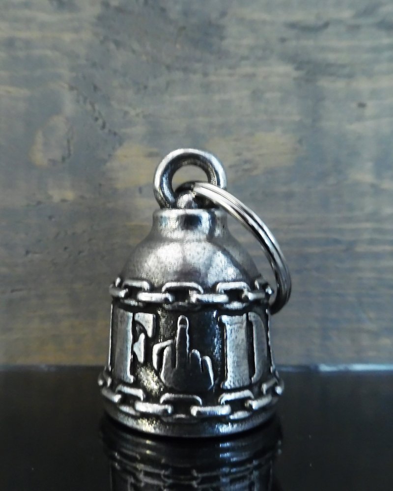 DILLIGAF - Pewter - Motorcycle Spirit Bell - Made In USA - BB-95-RC - Image 2