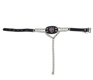 Pair of Women's Biker Boot Chains - Don't Tread On Me - BCN104-DL