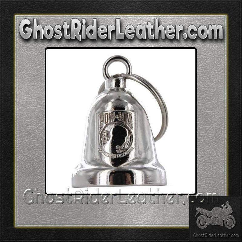 POW MIA - Chrome Motorcycle Ride Bell - SKU GRL-BLC18-DL - Image 2