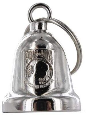 POW MIA - Chrome Motorcycle Ride Bell - SKU GRL-BLC18-DL