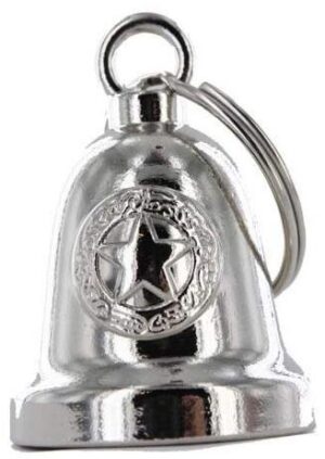 Police Star - Chrome Motorcycle Ride Bell - SKU GRL-BLC24-DL