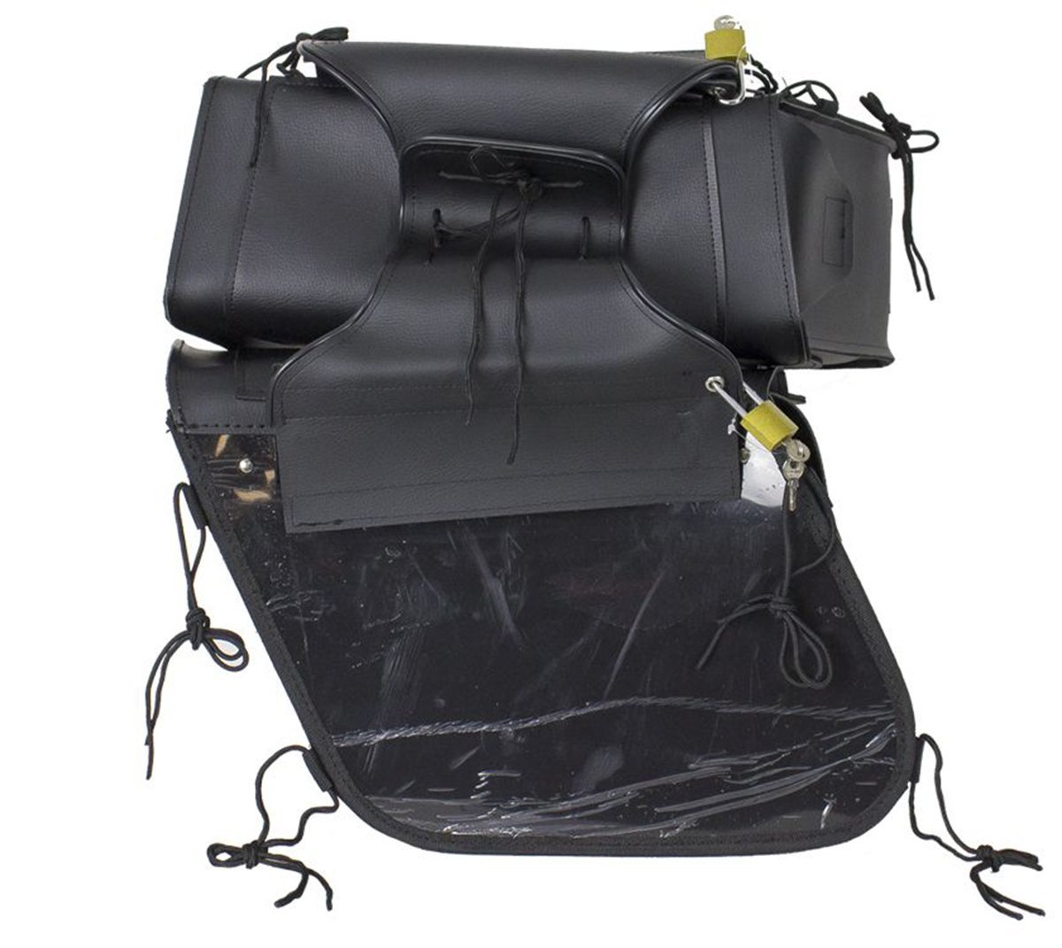 Saddlebags - PVC - Gun Pockets - Motorcycle Luggage - C-SD4090-NS-PV-DL - Image 5