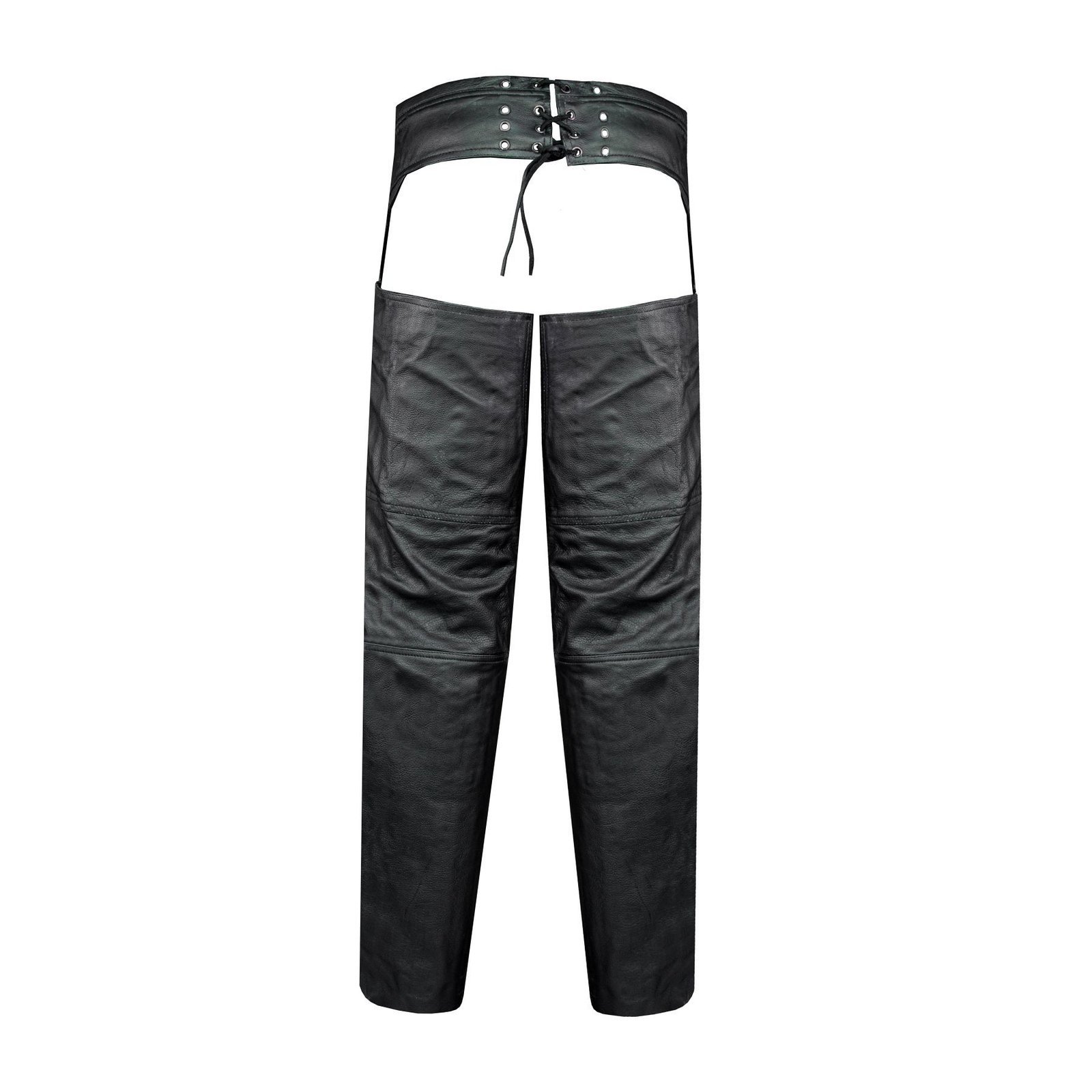 Leather Motorcycle Chaps - Men or Women - Naked - C1411-11-DL - Image 3