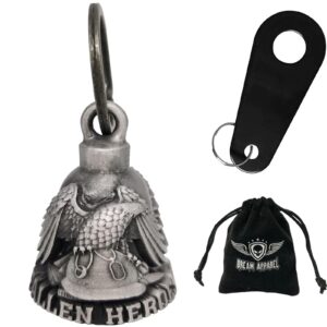 Motorcycle Ride Bell - 3D - Fallen Heroes - Eagle - Spirit Bell - Gremlin - DBL10-L-DL