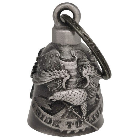 Motorcycle Ride Bell - 3D - Ride To Live - Spirit Bell - Gremlin - DBL18-L-DL - Image 3