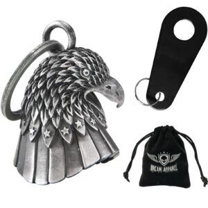 Motorcycle Ride Bell - 3D - Eagle - Stars - Spirit Bell - Gremlin - DBL32-L-DL