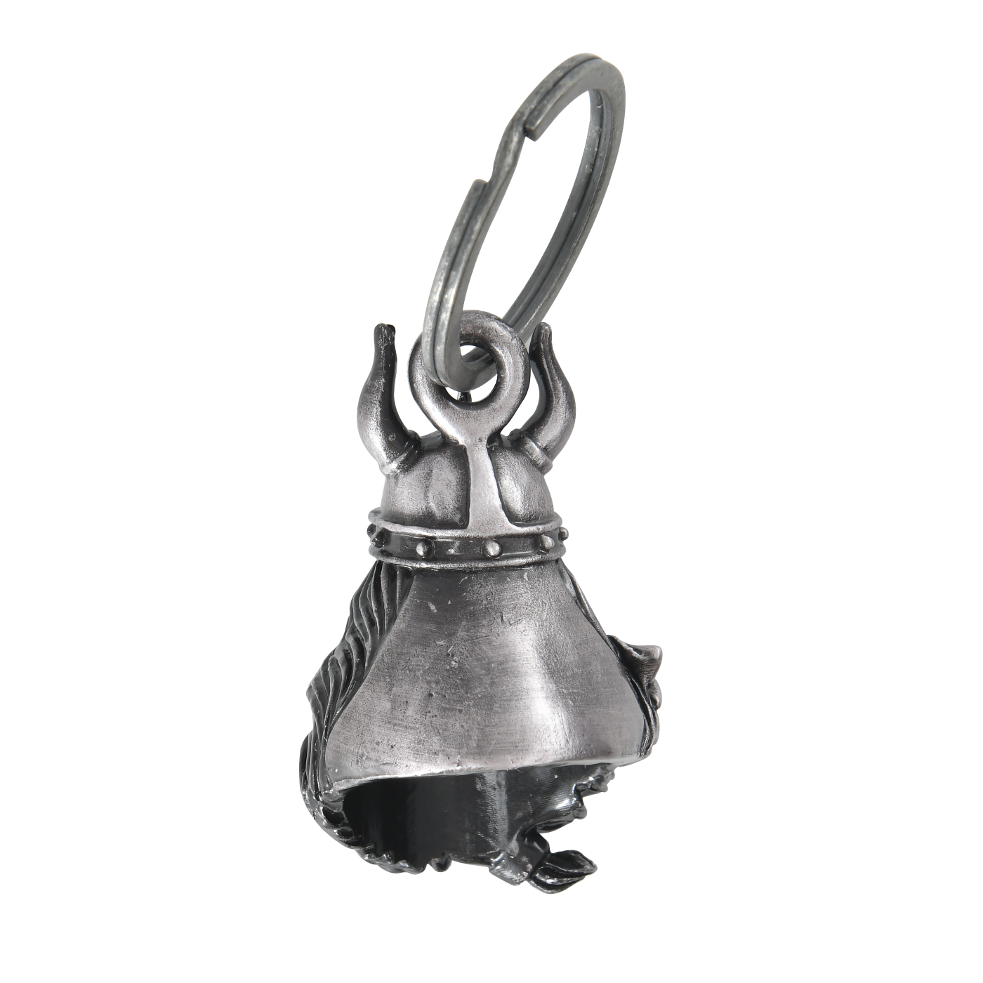 Motorcycle Ride Bell - 3D - Viking Helmet - Skull - Beard - Spirit Bell - Gremlin - DBL42-L-DL - Image 2