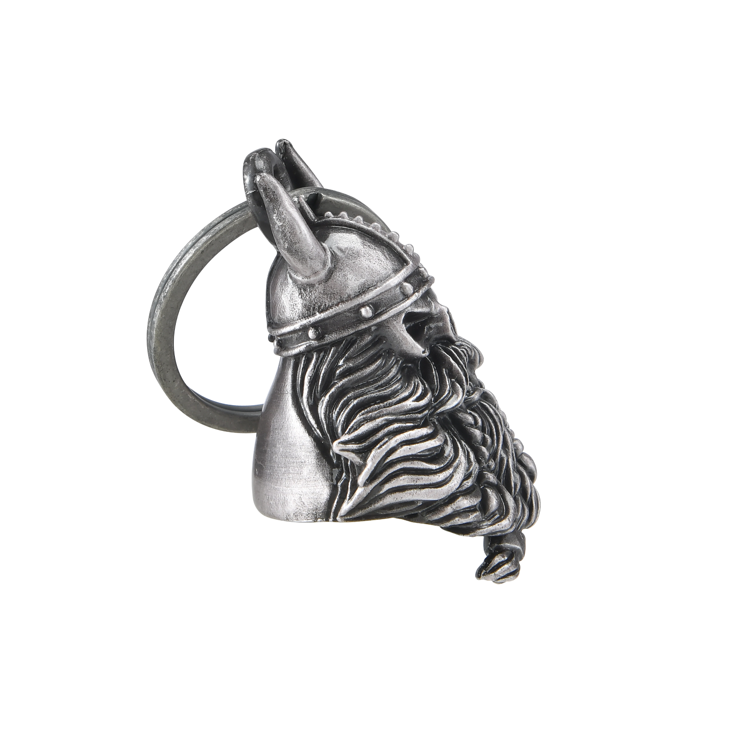Motorcycle Ride Bell - 3D - Viking Helmet - Skull - Beard - Spirit Bell - Gremlin - DBL42-L-DL - Image 3