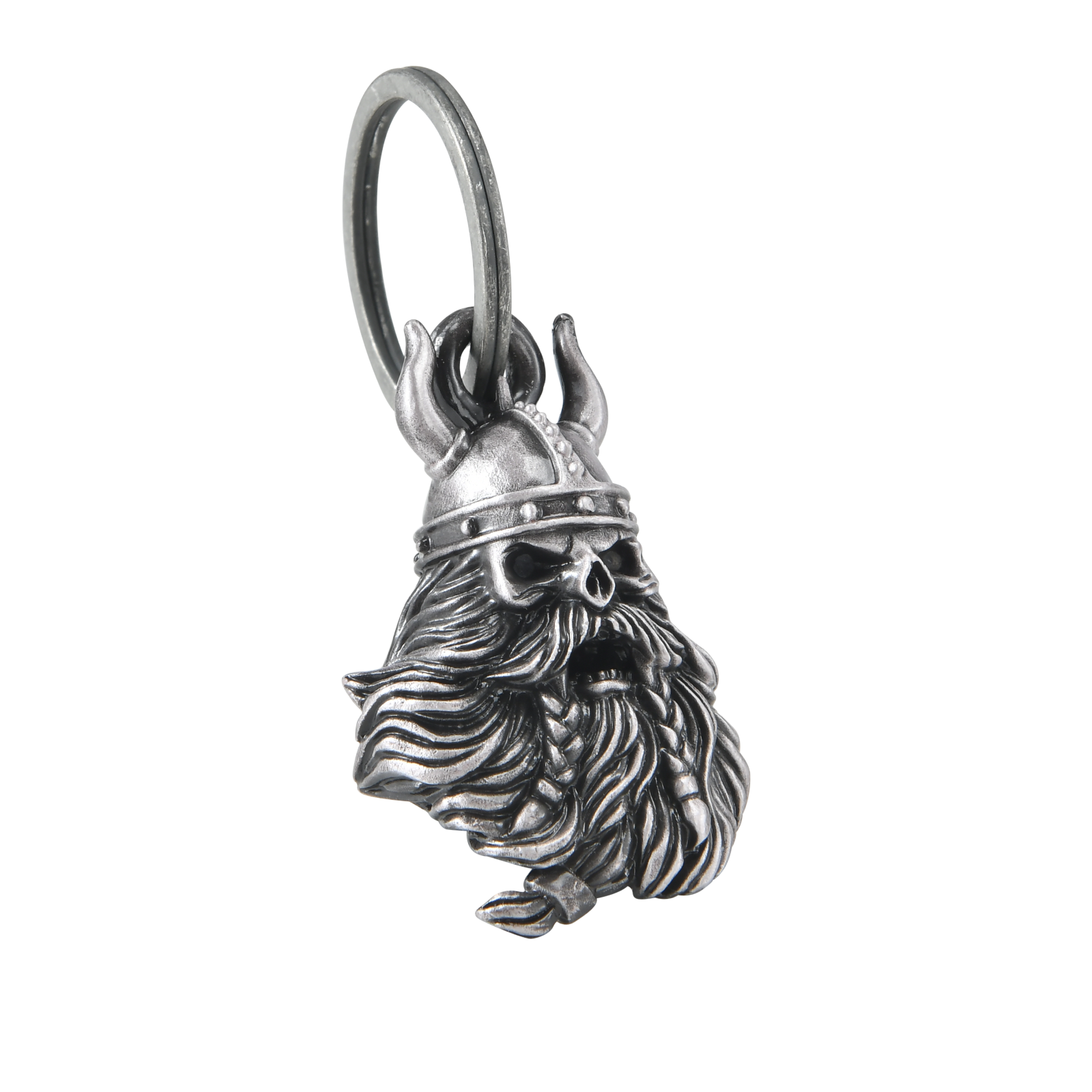 Motorcycle Ride Bell - 3D - Viking Helmet - Skull - Beard - Spirit Bell - Gremlin - DBL42-L-DL - Image 4