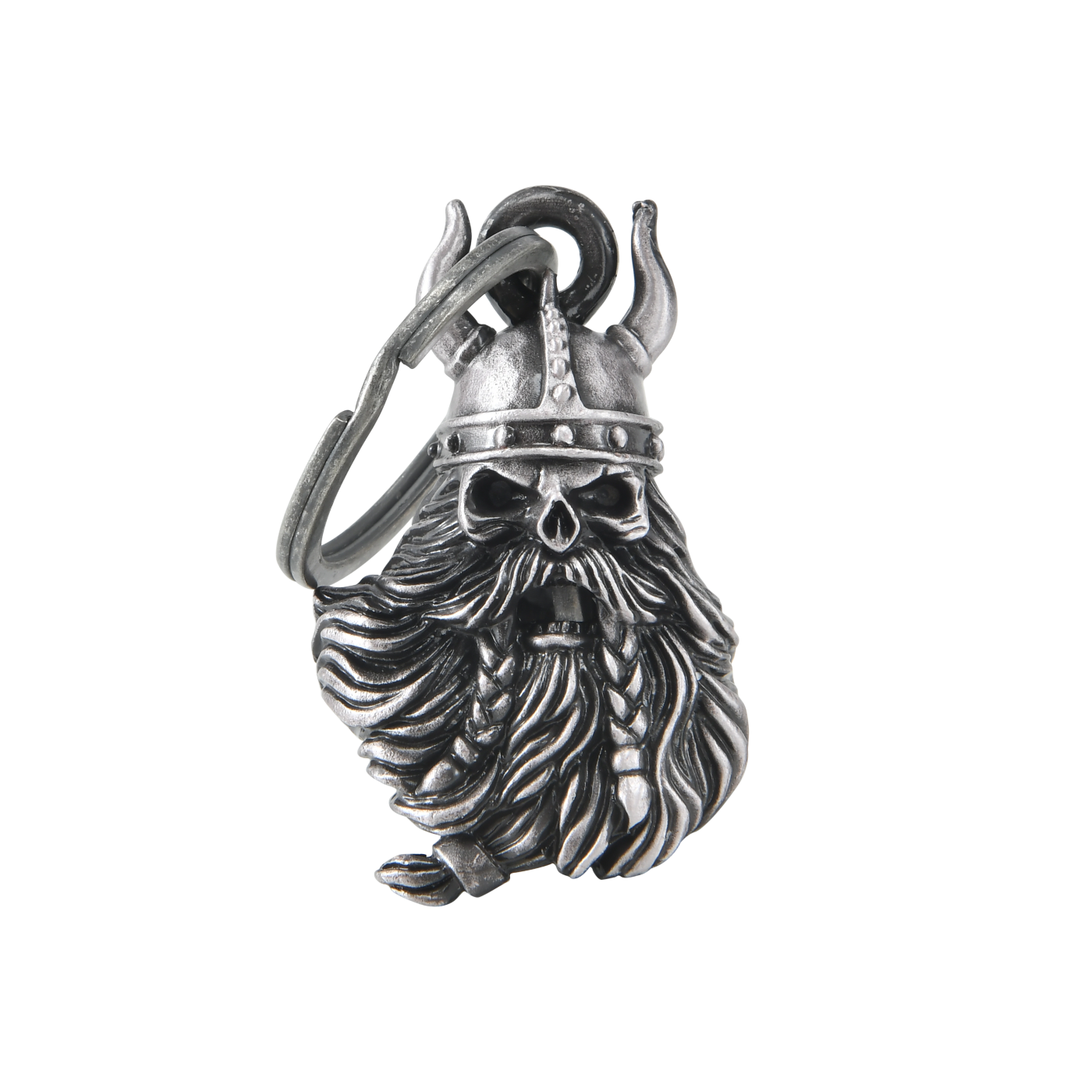 Motorcycle Ride Bell - 3D - Viking Helmet - Skull - Beard - Spirit Bell - Gremlin - DBL42-L-DL - Image 5