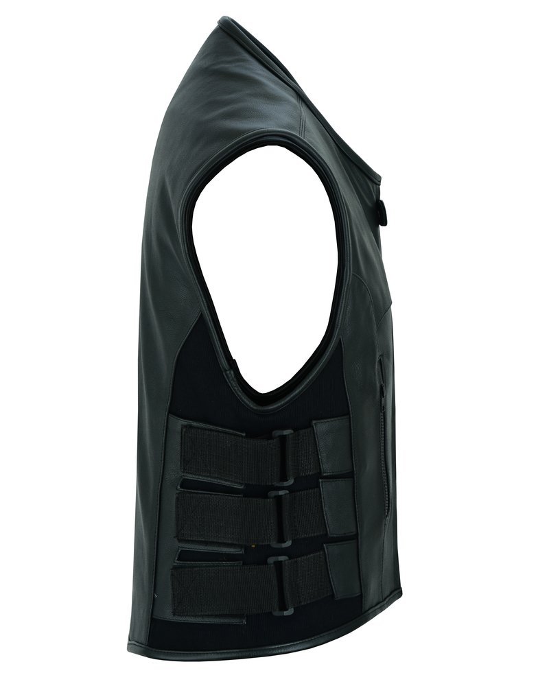 Leather Motorcycle Vest - Men's - Updated SWAT Team - Up To 8XL - Silent Strike - RC007-RC - Image 17