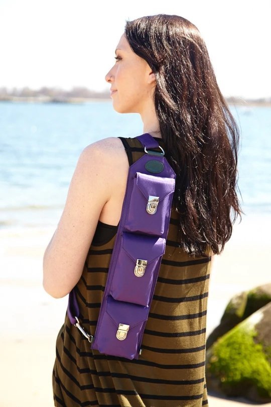Purple Microfiber Freedom Sling - SKU DS10113-DS - Image 2
