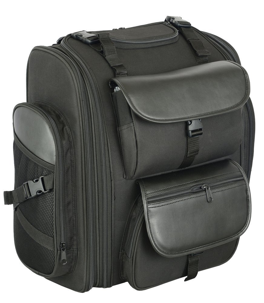Updated Touring Sissy Bar Bag - Motorcycle Luggage - Gear - DS392-DS - Image 2
