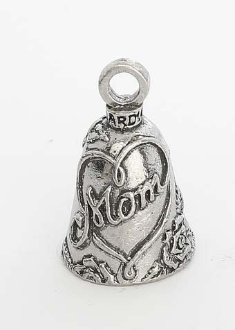 Mom - Mother - Pewter - Motorcycle Guardian BellĀ® - Made In USA - SKU GB-MOM-DS