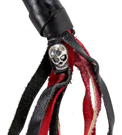 Get Back Whip - Black and Red Leather - 42 Inches - GBW6-11-DL - Image 3