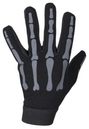 Skeleton Mechanics Gloves in Black and Gray - Similar to Storage Wars Barry Weiss - GL2045-GREY-DL